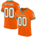 White-Kelly Throwback Custom Jersey Groen Mesh Authentieke Oranje Voetbal White-Kelly Throwback Custom Jersey Groen Mesh Authentieke Oranje Voetbal
