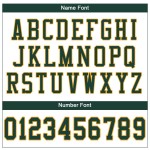 Groen-Goud Custom Mesh Voetbalshirt Wit Authentiek Groen-Goud Custom Mesh Voetbalshirt Wit Authentiek