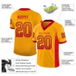 Voetbalshirt Scarlet-Black Fashion Mesh Custom Gold Drift Voetbalshirt Scarlet-Black Fashion Mesh Custom Gold Drift
