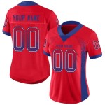 Drift Red Royal-White Custom Football Fashion Jersey Mesh Drift Red Royal-White Custom Football Fashion Jersey Mesh