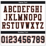 Custom Jersey Football Wit Mesh Authentiek Zwart-Oranje Custom Jersey Football Wit Mesh Authentiek Zwart-Oranje
