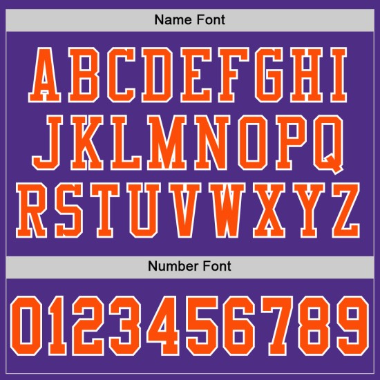 Authentiek paars voetbalshirt met aangepaste oranje-witte mesh Authentiek paars voetbalshirt met aangepaste oranje-witte mesh