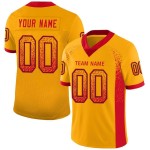 Voetbalshirt Scarlet-Black Fashion Mesh Custom Gold Drift Voetbalshirt Scarlet-Black Fashion Mesh Custom Gold Drift