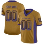 Aangepaste mode-trui paars-zwart goud mesh voetbal drift oud Aangepaste mode-trui paars-zwart goud mesh voetbal drift oud